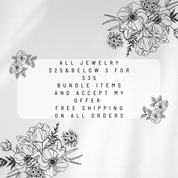 Square stone beaded bracelet flower detail - Picture 5 of 5